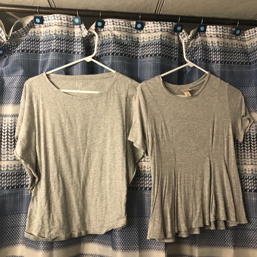 BUNDLE!!!! cute grey short sleeve tees